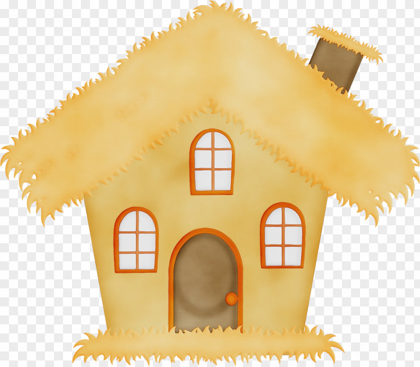 Building Hut Yellow House Arch Architecture Roof PNG