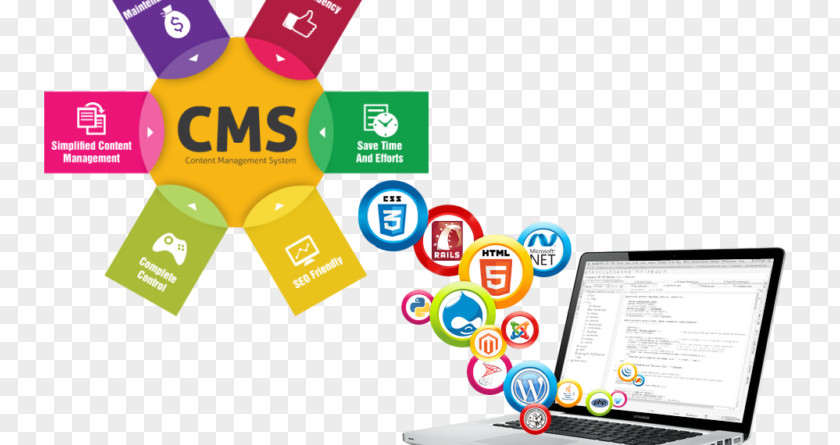 Cms Mockup Content Management System Web Development PNG