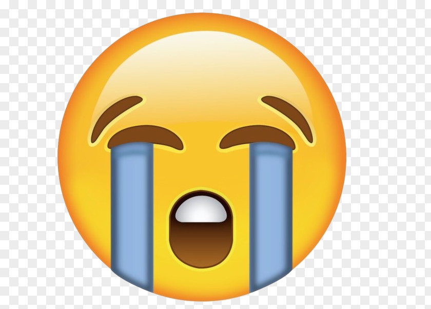 Emoji Face With Tears Of Joy Sticker Crying Text Messaging PNG