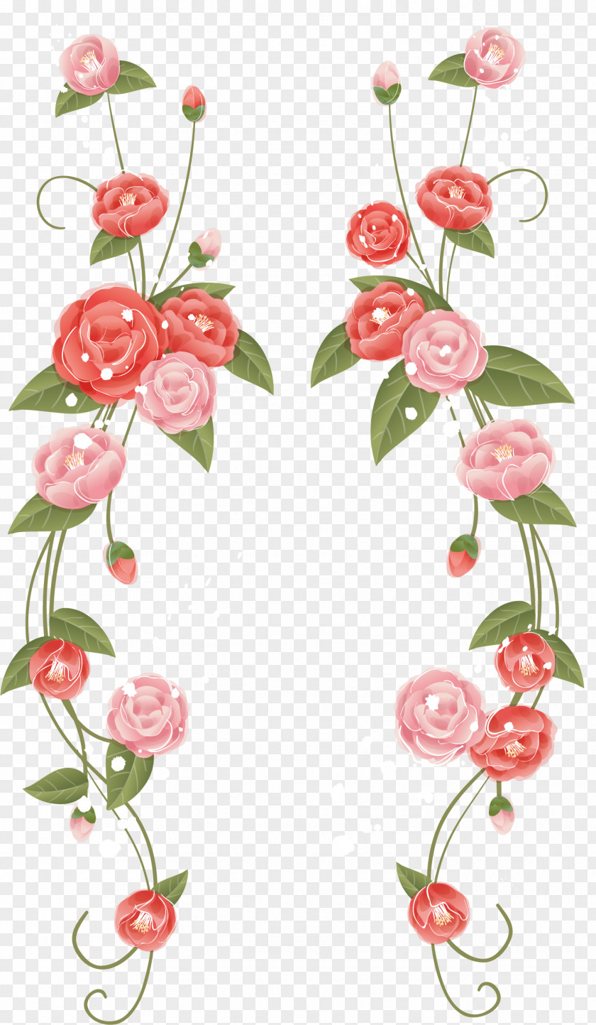 Hand Painted Flower Rose Clip Art PNG