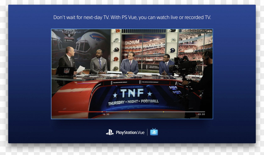 Lincoln Motor Company PlayStation Vue Screenshot Apple TV PNG