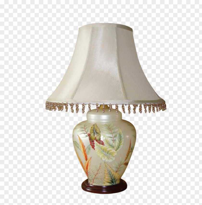 Table Lamp Vase Ceramic Electric Light PNG