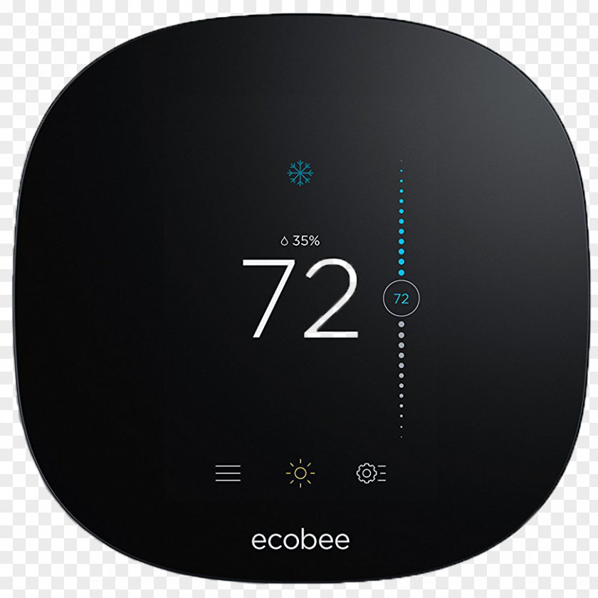 Thermostat Save Energy Ecobee Ecobee3 Lite Smart Multimedia PNG