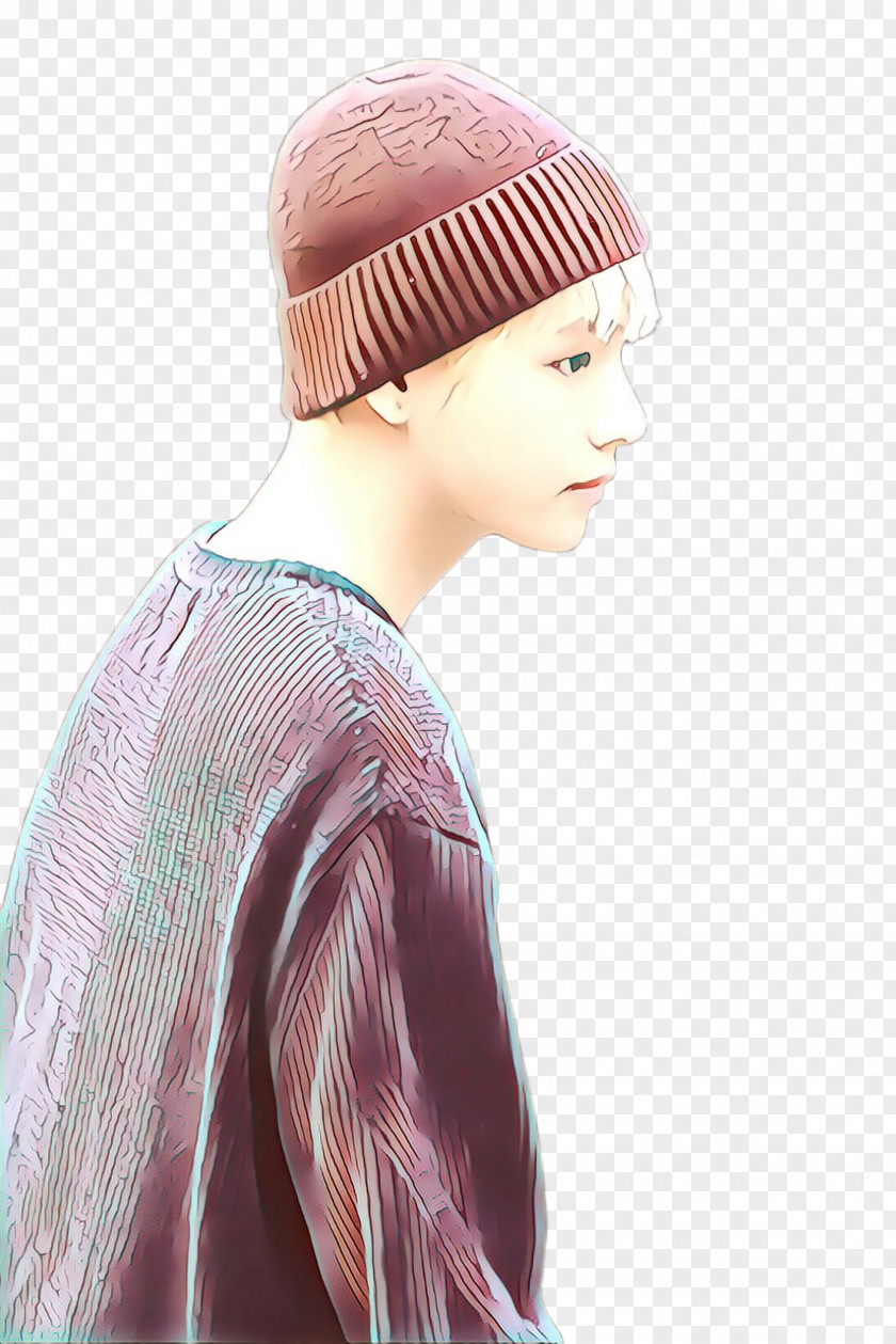 Wool Neck Clothing Beanie Cap Pink Knit PNG