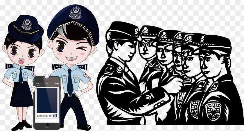 Alarm Effects Cartoon Police Officer Download PNG
