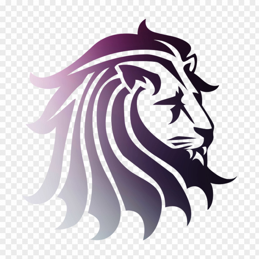 Lion Tiger Vector Graphics Illustration Drawing PNG
