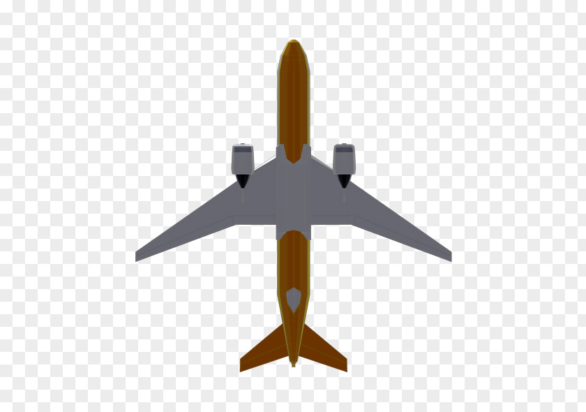 Low Poly Airplane Airliner Silhouette PNG