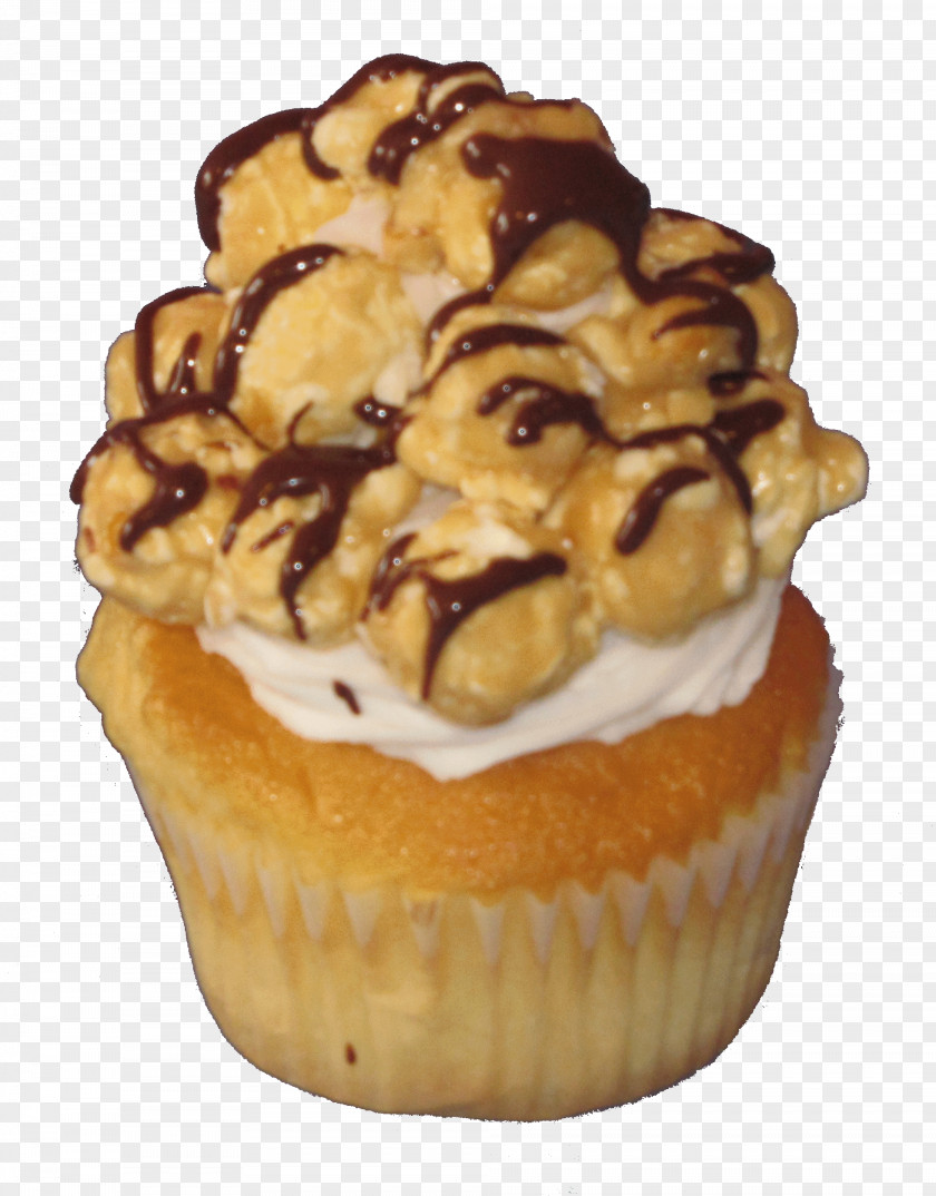 Muffin Cupcake Cream Praline Cuisine Of The United States PNG