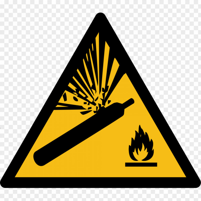 Explosion Warning Sign Explosive Hazard Symbol PNG