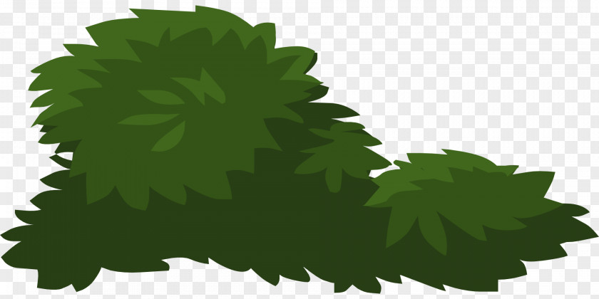 Green Leaves Shrub Clip Art PNG