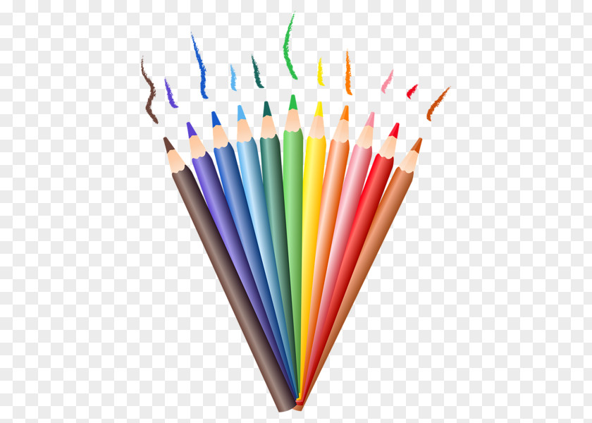 Pencil Holder Colored Clip Art PNG