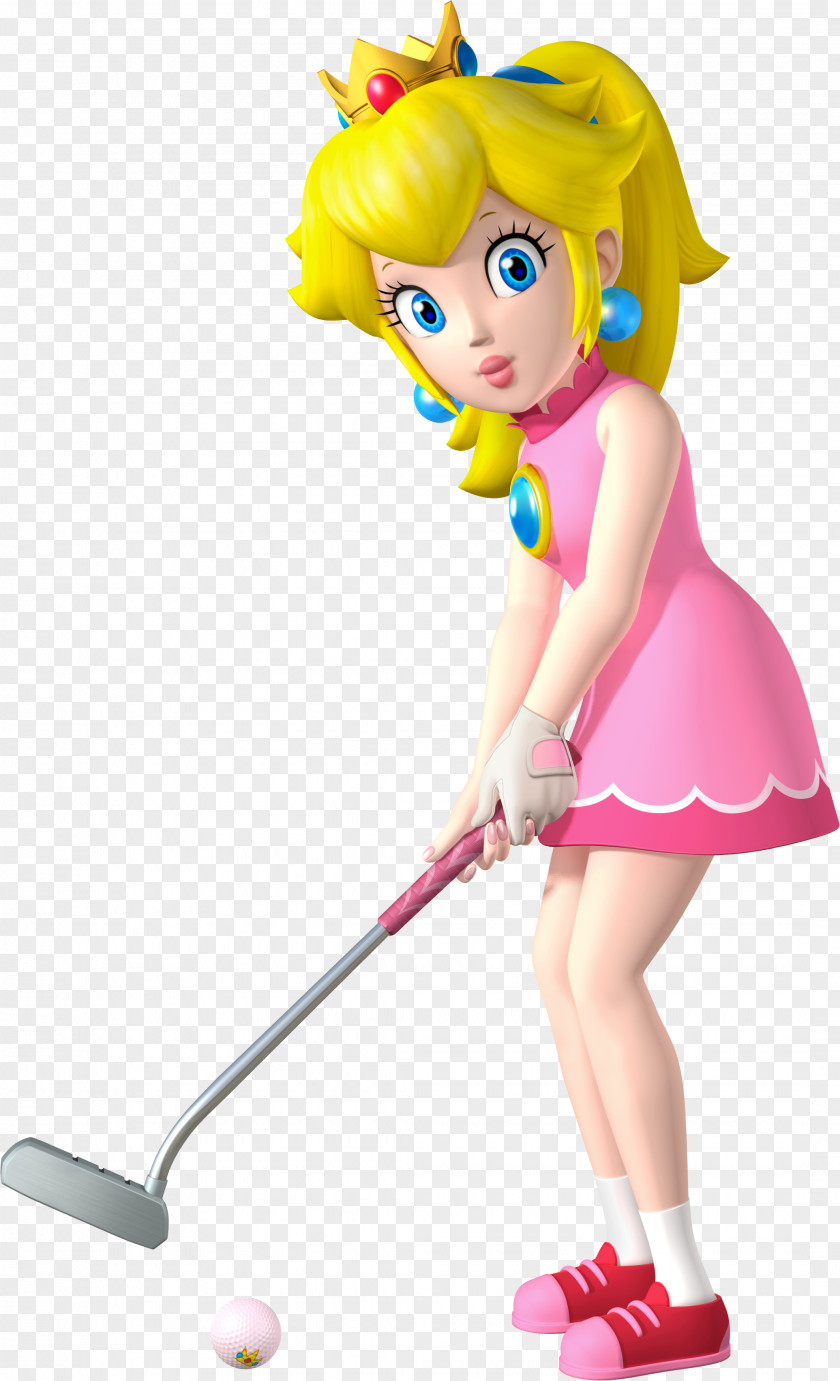 Princess Peach Transparent Image Mario Golf: World Tour Toadstool PNG