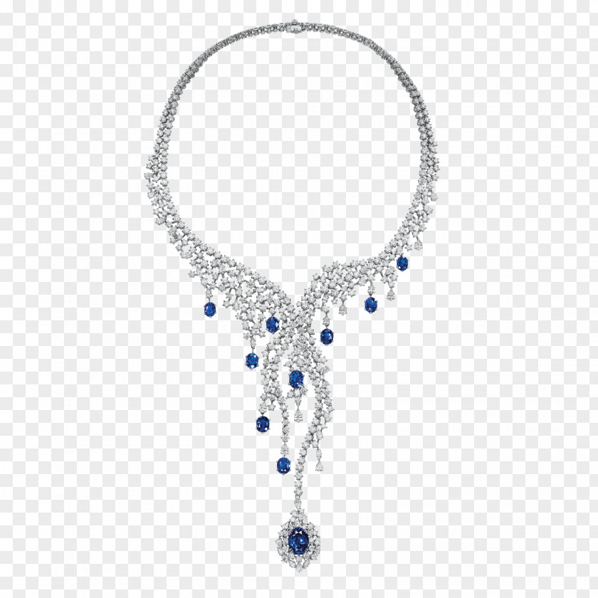 Sapphire Earring Jewellery Necklace Diamond PNG