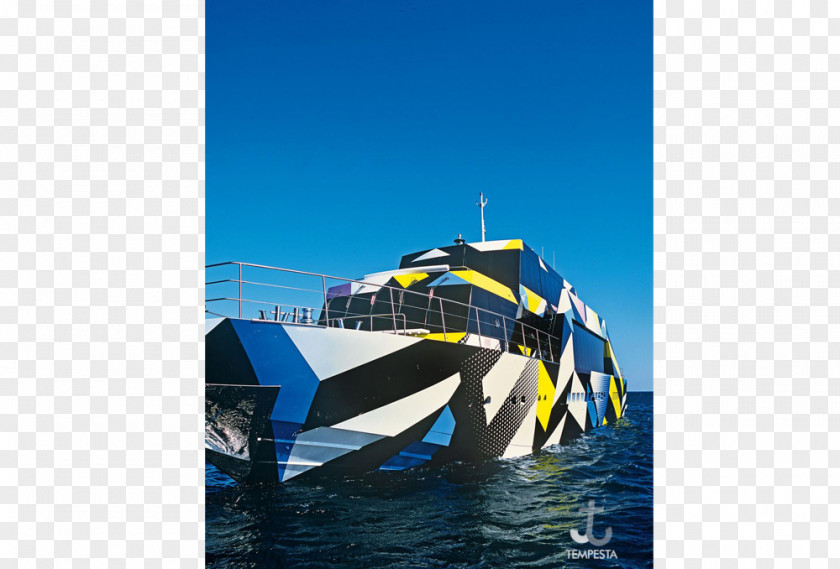 Yacht Engin Dazzle Camouflage Artist Contemporary Art PNG