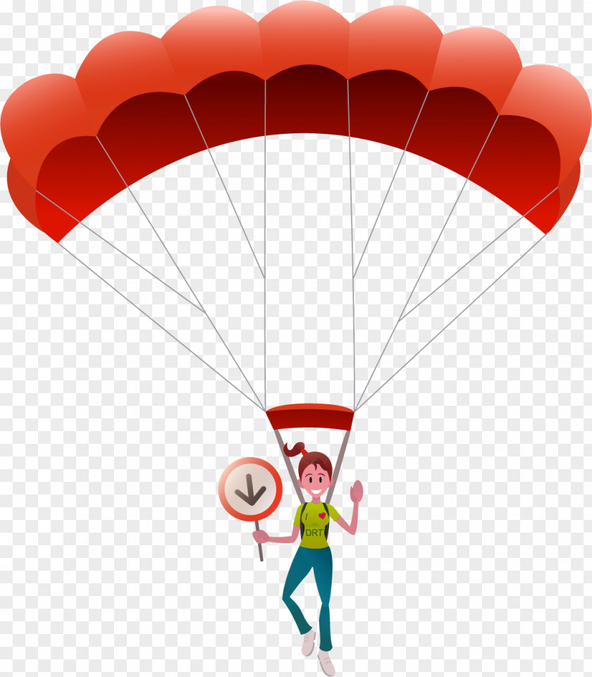 Parachute Parachuting Windsport Hot Air Balloon Sports PNG