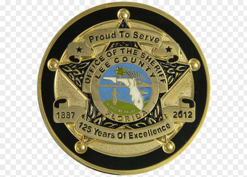 Police Lee County, Florida County Sheriff's Office Badge Emblem PNG