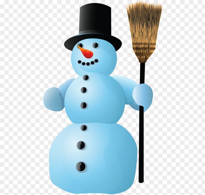 Snowman Hat Christmas Illustration PNG