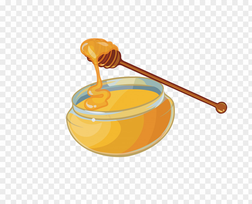Sweet Honey Yuja Tea Jar Clip Art PNG