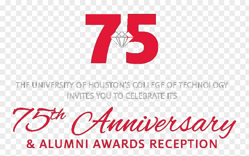 75 Anniversary University Of Houston College Technology Education Withlacoochee Technical PNG