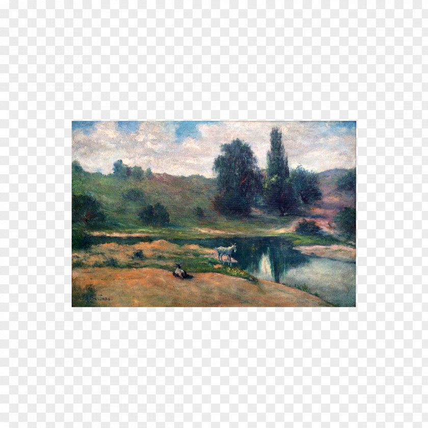 Antiquity Watercolor Painting Landscape Meadow Ecosystem Field Museum Of Natural History PNG