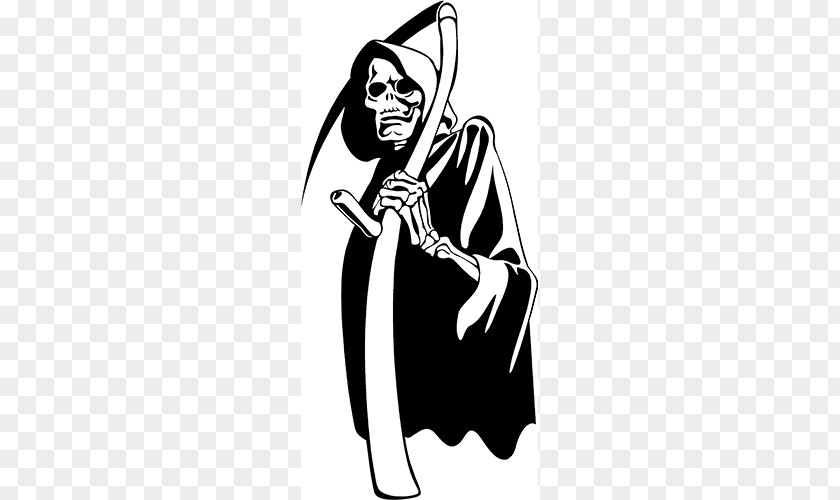 Grim Reaper Death Wall Decal Sticker PNG