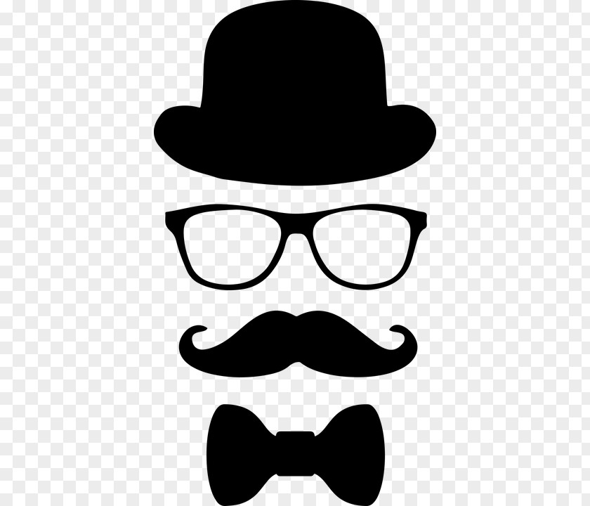 Moustache Party Hoodie Necktie Bow Tie Hat PNG