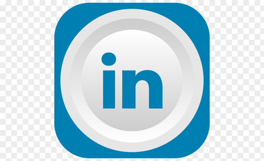 Social Media LinkedIn Icon Design PNG