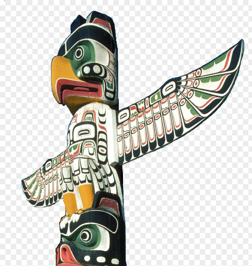 Canada Totem Pole Hardcover Book PNG