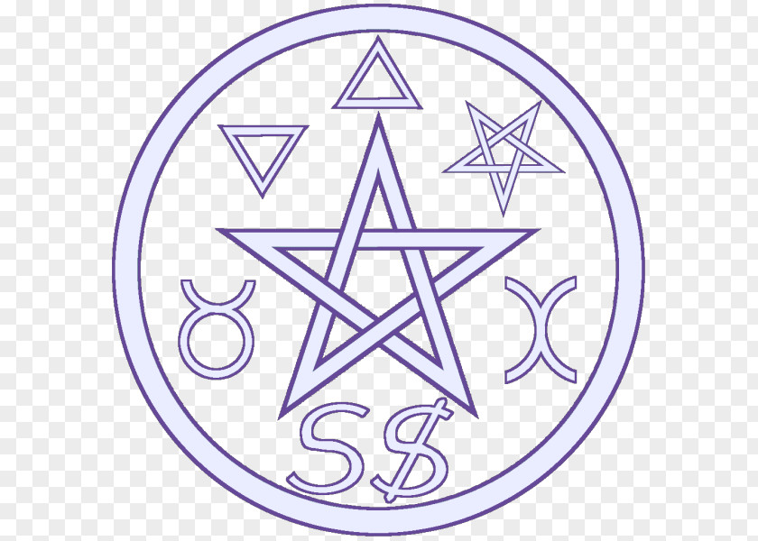 Lucky Symbols Pentacle Symbol Amulet Luck Talisman PNG