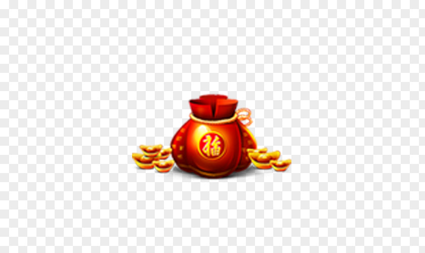 Purse Bag Chinese New Year Mace Icon PNG