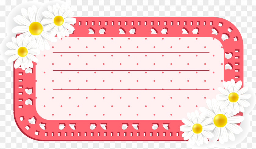 Daisies Frame Flower Floral PNG
