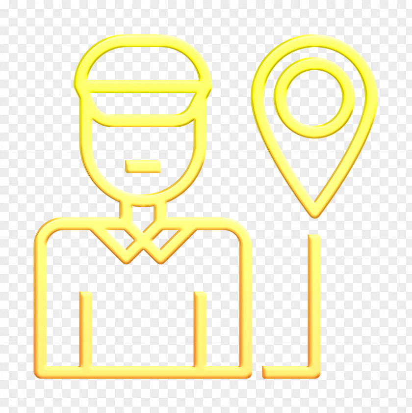 Delivery Man Icon Logistic Maps And Location PNG