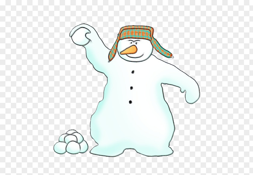 Evil Button Snowman PNG