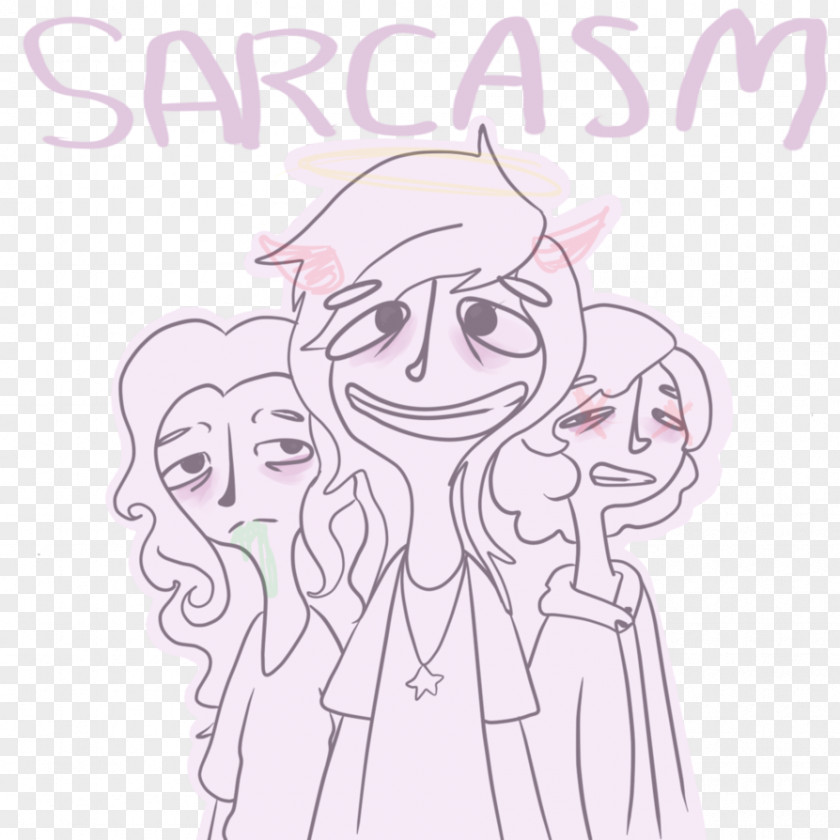 Sarcasm Homo Sapiens Line Art Cartoon Clip PNG