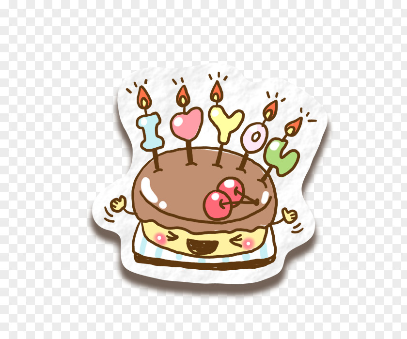 Creative Birthday Cake PNG