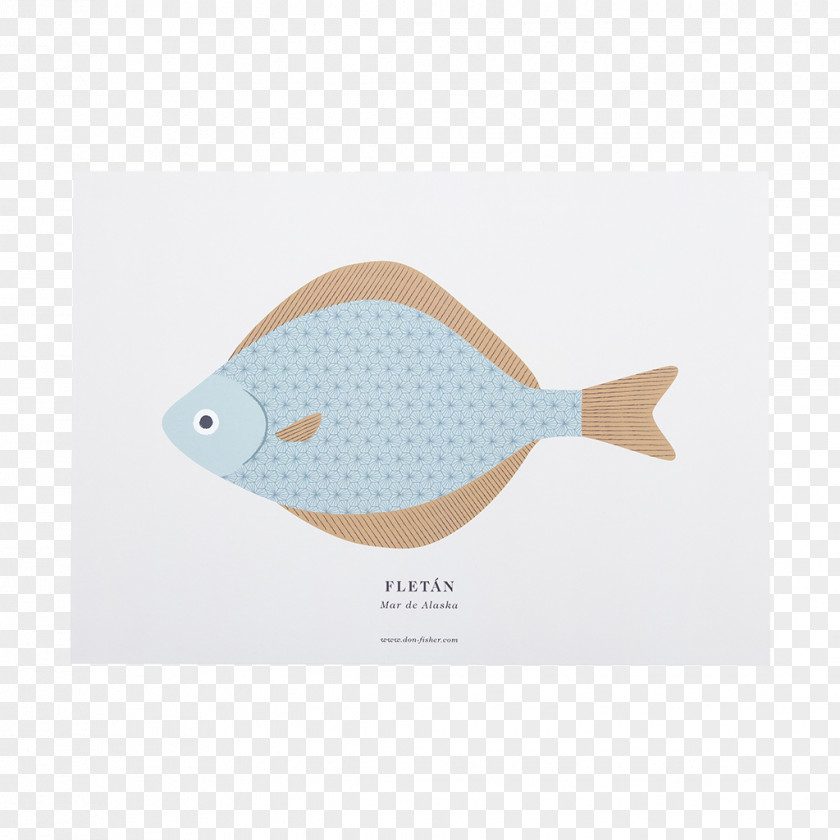 Fisher V Bell Halibut Fish Printing Font PNG