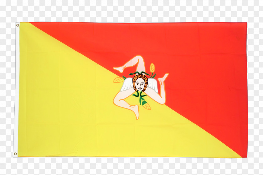Flag Regions Of Italy Sicily Fahne PNG