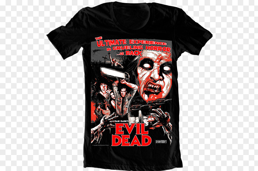 T-shirt The Evil Dead Clothing Ash Williams PNG