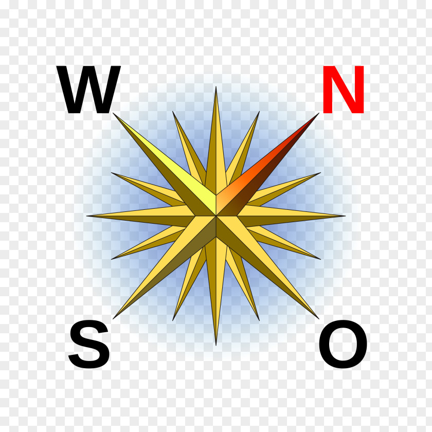 Compass Rose Navigation Wikimedia Commons PNG