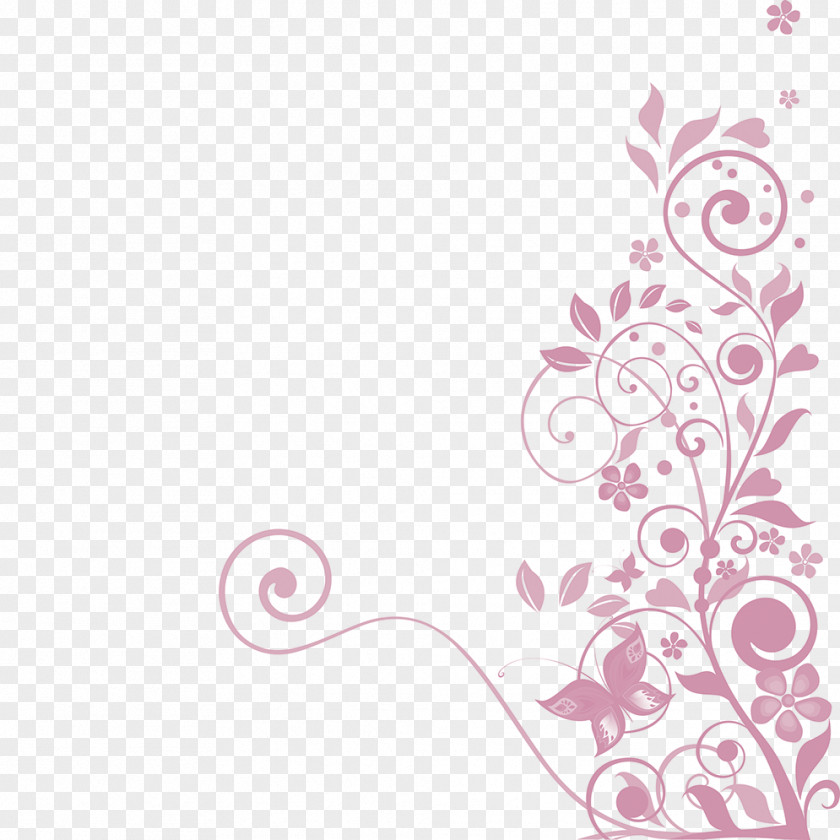 Silueta Boda Floral Design PNG