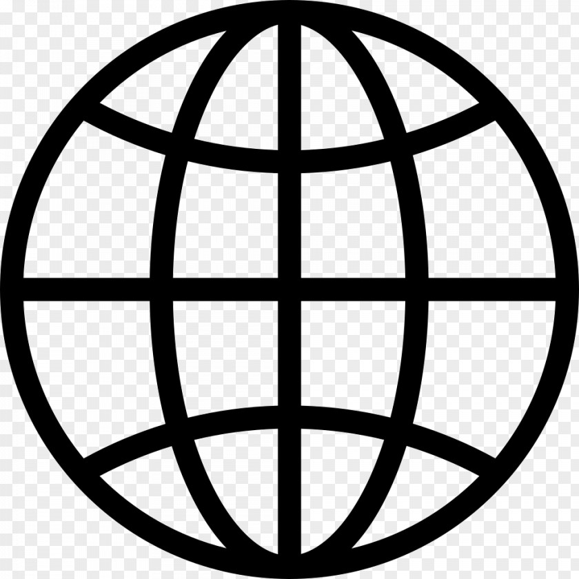 Typography Globe World Map Clip Art PNG