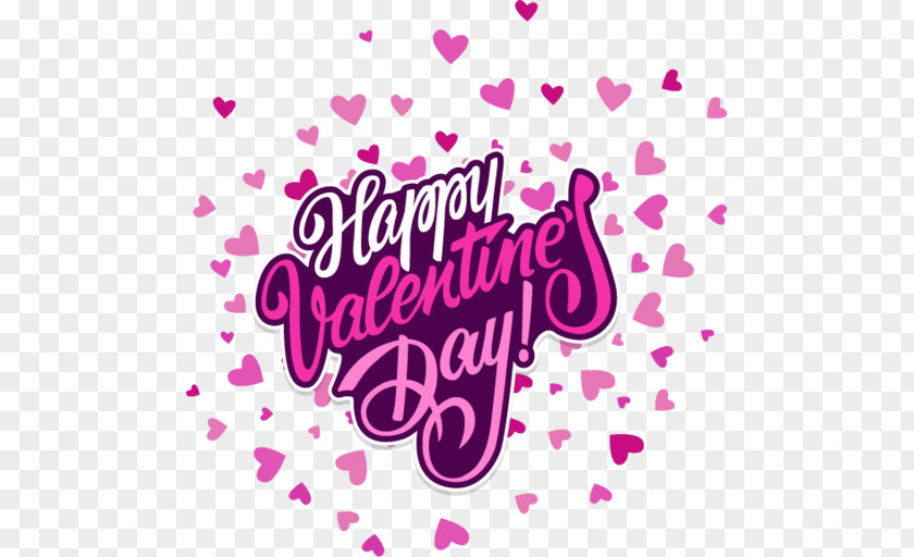 Valentine's Day Typeface Text Clip Art PNG