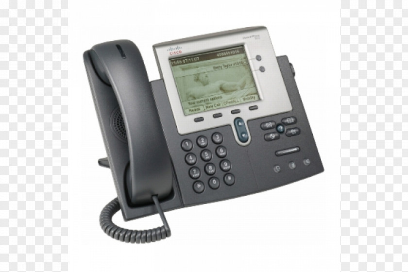 Cisco 7942G VoIP Phone Telephone Unified Communications Manager Systems PNG