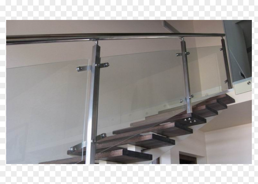 Glass Stairs Baluster Guard Rail Handrail PNG