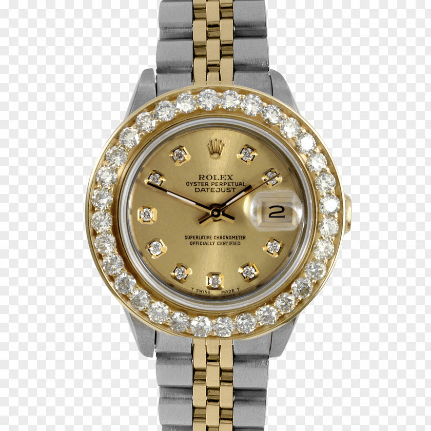 Rolex Datejust Automatic Watch Diamond PNG