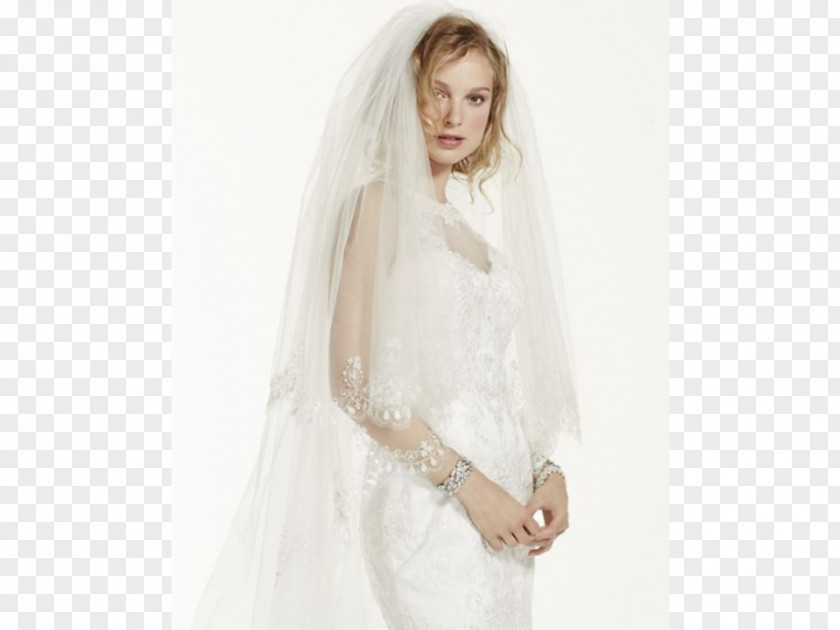 Bride Wedding Dress Veil Headpiece David's Bridal PNG