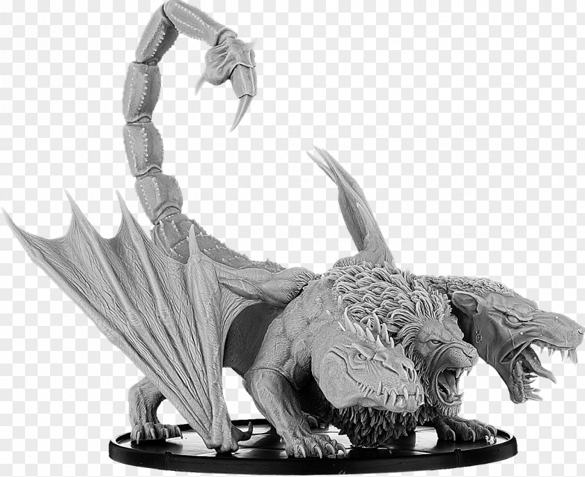 Chimera Horror Monster Miniature Figure Battlefield Berlin PNG