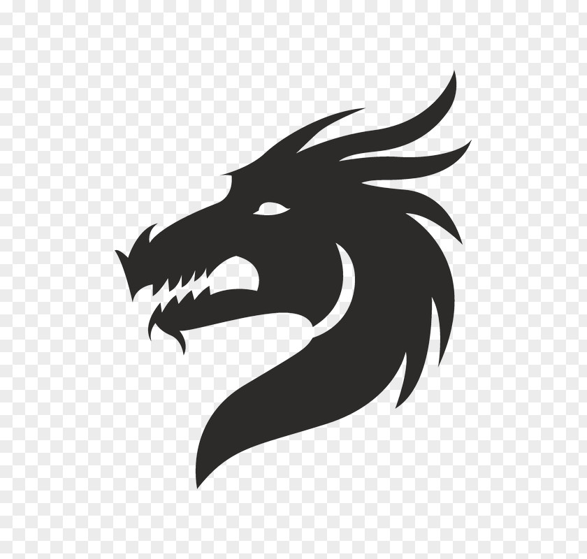 Dragon Silhouette Clip Art PNG