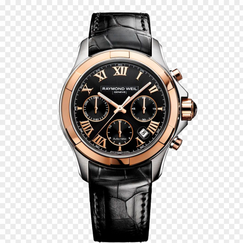 Watch Raymond Weil Chronograph Jewellery Retail PNG