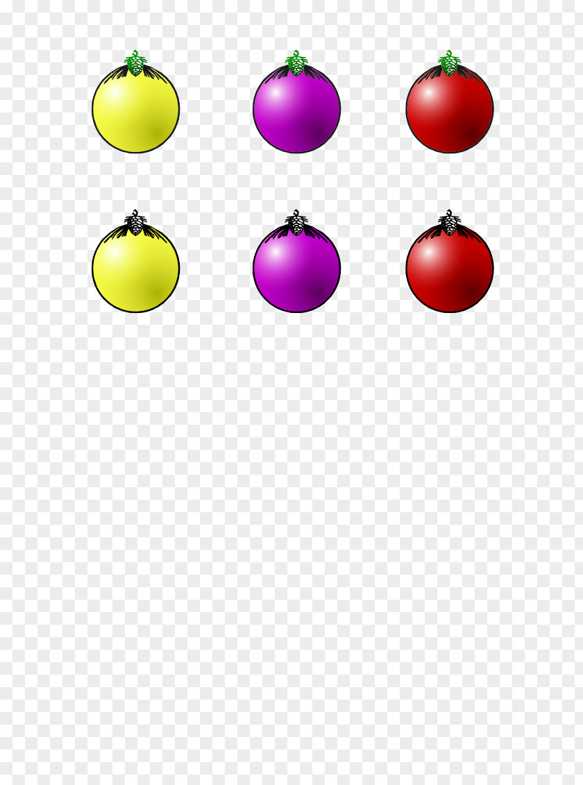 Billiard Christmas Ornament Clip Art PNG